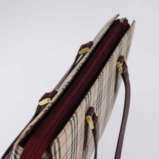 Burberry Nova Check Tote canvas check pattern