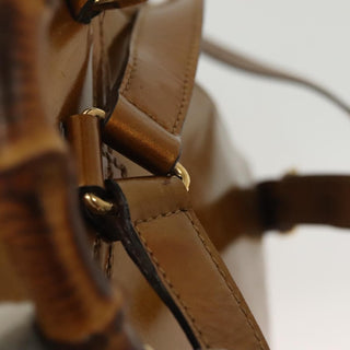Gucci Vintage Bamboo Backpack Patent