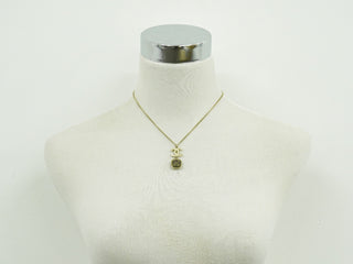 Chanel Vintage CC Pendant Necklace Metal