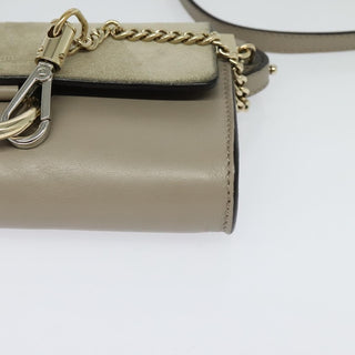Chloe Faye Shoulder Bag Leather and Suede