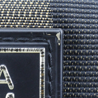 Fendi Front Pocket Waist Bag Pequin Canvas