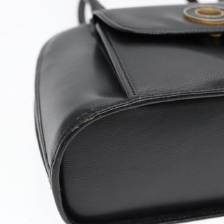 Celine Circle Logo Handbag Leather