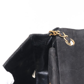 Chanel Vintage Clutch Pleated Leather