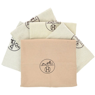 Hermes Dust bags Canvas and Cotton