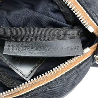 Fendi Logo Patch Messenger Bag Pequin Nylon