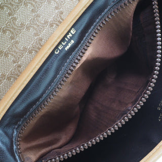 Celine Vintage Pochette Shoulder Bag Printed Canvas