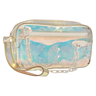 Louis Vuitton Pochette Volga Limited Edition Monogram Prism PVC