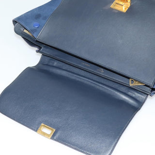 Celine Trapeze Bag Leather with Suede