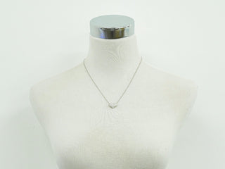 Louis Vuitton Heart  Diamond Necklace 18K White Gold  with Diamond