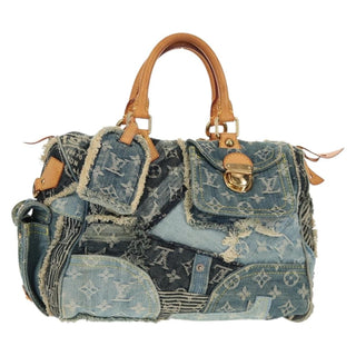 Louis Vuitton Patchwork Speedy Bag Denim