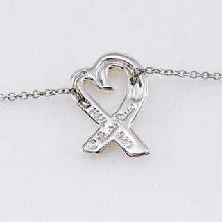 Tiffany & Co. Paloma Picasso Loving Heart Pendant Necklace Silver 925