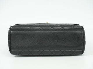 Chanel Coco Top Handle Bag Quilted Caviar