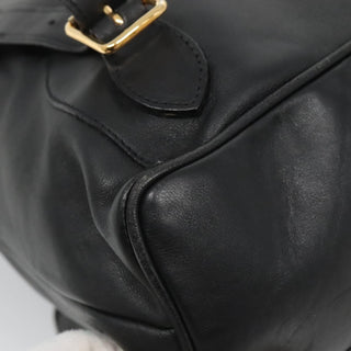 Gucci Vintage Bamboo Backpack Leather