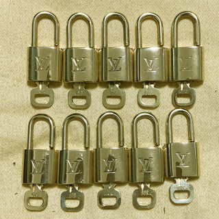 Louis Vuitton Cadenas Bag Charm Gold-plated