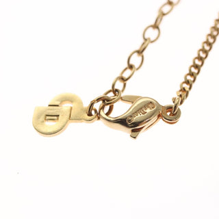 Christian Dior CD Pendant Necklace Metal