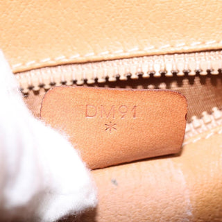 Celine Vintage Macadam Shoulder Bag Canvas and Leather