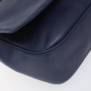 Celine Vintage Circle Logo Crossbody Bag Leather