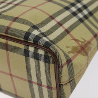 Burberry Top Handle Tote Haymarket Coated Canvas