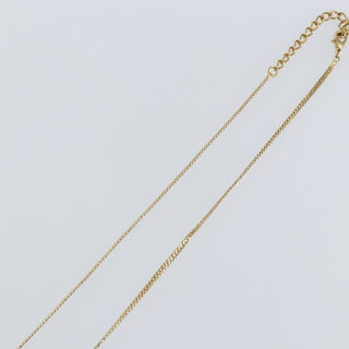 Christian Dior CD Ribbons Pendant Necklace Metal