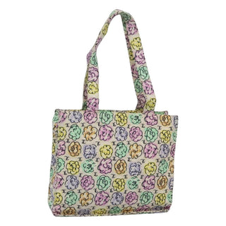 Chanel Vintage Camellia Tote Printed Nylon