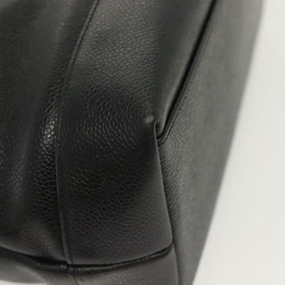 Chanel Vintage CC Logo Chain Tote Caviar