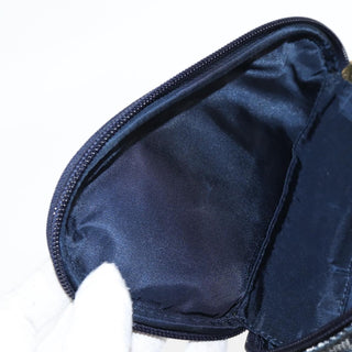 Christian Dior Saddle Zip Pouch Diorissimo Canvas