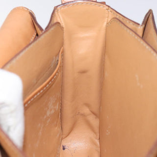 Celine Vintage Convertible Macadam Turnlock Shoulder Bag Canvas and Leather