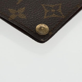 Louis Vuitton Porte Cartes Pression Card Case Monogram Canvas
