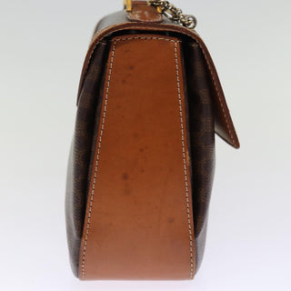 Celine Vintage Convertible Top Handle Bag Macadam Coated Canvas