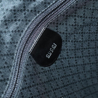 Gucci Travel Boston Bag Leather with Nylon