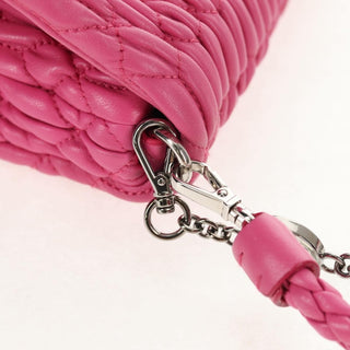 Miu Miu Crystal Clutch Matelasse Leather