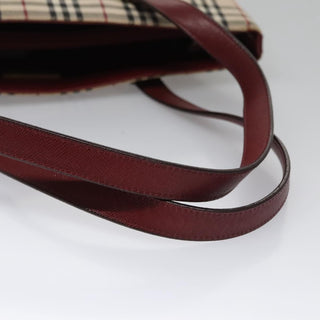Burberry Nova Check Tote Canvas and Leather
