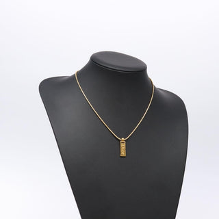Christian Dior Dior Letters Necklace Metal