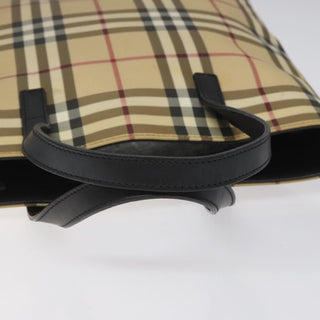 Burberry Top Handle Tote Nova Check Canvas