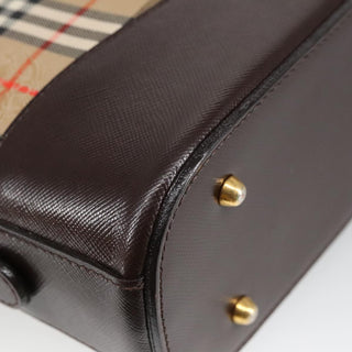 Burberry Shoulder Bag Nova Check Canvas