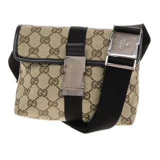 Gucci Buckle Belt Bag GG Canvas