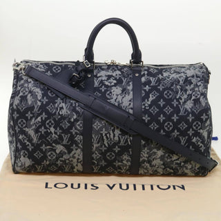 Louis Vuitton Keepall Bandouliere Bag Monogram Tapestry Canvas