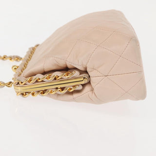 Chanel Kiss lock shoulder bag Leather