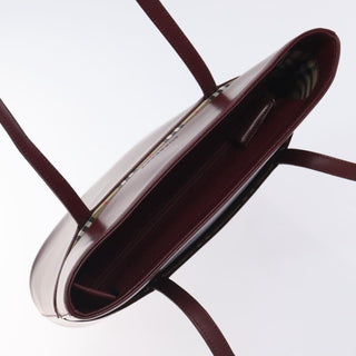 Burberry Nova Check Tote Leather