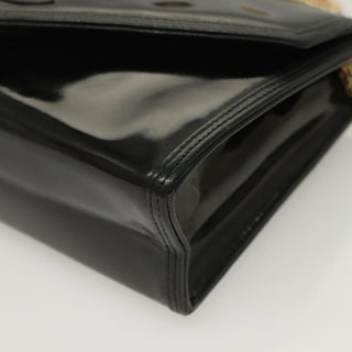 Chanel Vintage Envelope Flap Messenger Bag Patent Leather