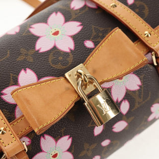 Louis Vuitton Papillon Handbag Limited Edition Cherry Blossom Monogram