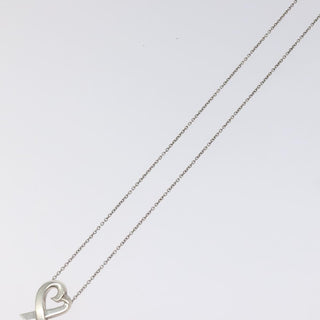 Tiffany & Co. Paloma Picasso Loving Heart Pendant Necklace Silver 925