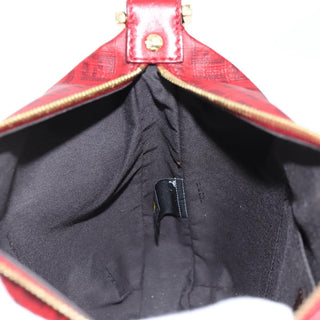 Fendi Front Pocket Messenger Bag Zucchino Coated Canvas