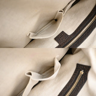Gucci Horsebit Nail Boston Bag GG Canvas with Leather