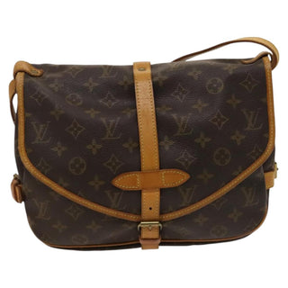 Louis Vuitton Saumur Handbag Monogram Canvas