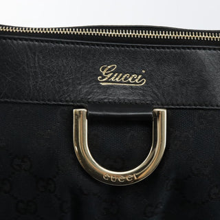 Gucci D-Ring Shoulder Bag GG Canvas