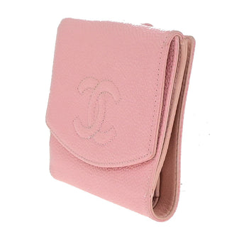 Chanel Vintage Timeless Bifold Wallet Caviar