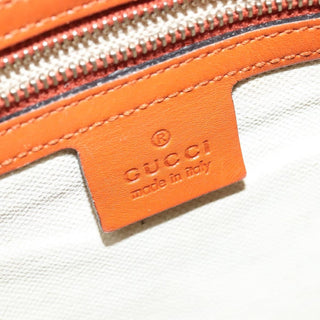 Gucci Vintage Web Boston Bag Canvas