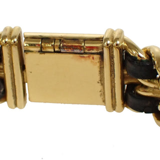 Chanel Premiere Rock Quartz Watch Plated Metal and Leather