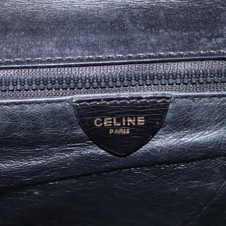 Celine Vintage Circle Logo Crossbody Bag Leather